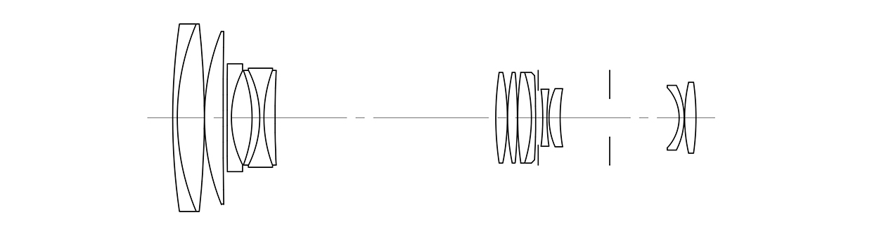 Fig. 1 Ai Zoom Nikkor ED 50-300mm F4.5 cross-section