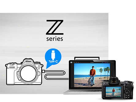 Z series | Copying Pictures to a Computer Using a USB Cable