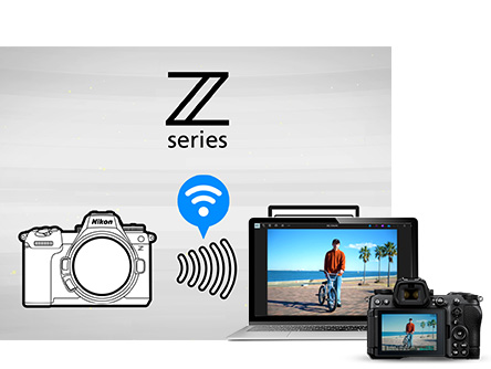 Z series | Copying Pictures to a Computer Using Built-in Wireless LAN