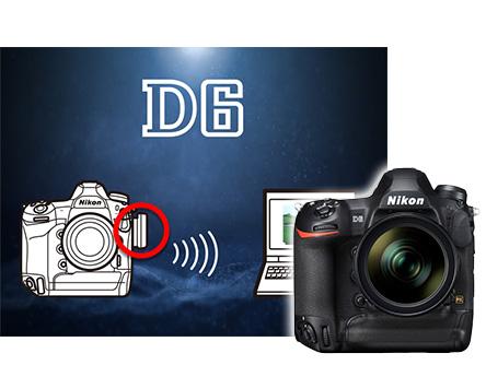D6 | Copying Pictures to a Computer via Wireless LAN Using a WT-6 Wireless Transmitter