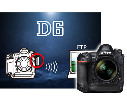 D6 | Copying Pictures to an FTP Server via Wireless LAN Using a WT-6 Wireless Transmitter